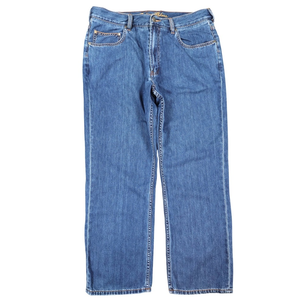 Indigo Palms Jeans Mens 38x30 Blue Cotton Tencel Classic Fit Tommy Bahama Denim
